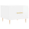 vidaXL Coffee Tables 2pcs High Gloss White 50x50x40 cm Engineered Wood