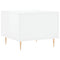 vidaXL Coffee Tables 2pcs High Gloss White 50x50x40 cm Engineered Wood