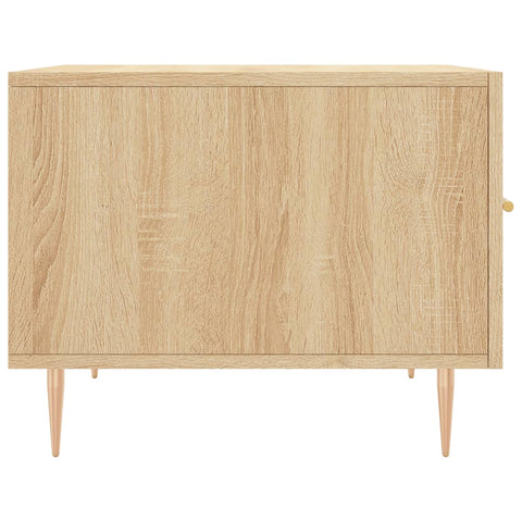 vidaXL Coffee Table Sonoma Oak 50x50x40 cm Engineered Wood