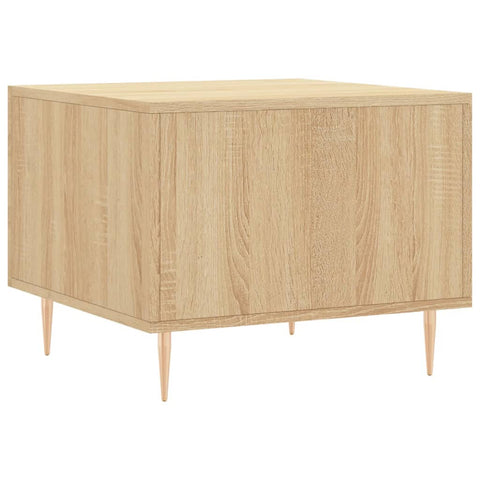 vidaXL Coffee Table Sonoma Oak 50x50x40 cm Engineered Wood