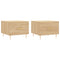 vidaXL Coffee Tables 2 pcs Sonoma Oak 50x50x40 cm Engineered Wood