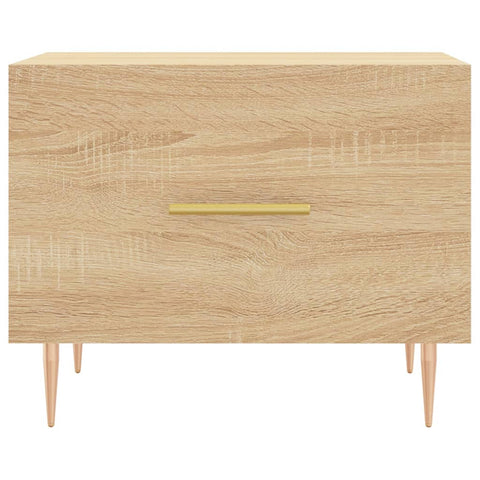 vidaXL Coffee Tables 2 pcs Sonoma Oak 50x50x40 cm Engineered Wood
