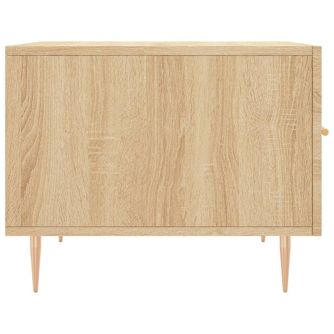 vidaXL Coffee Tables 2 pcs Sonoma Oak 50x50x40 cm Engineered Wood