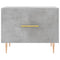 vidaXL Coffee Table Concrete Grey 50x50x40 cm Engineered Wood