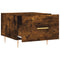 vidaXL Coffee Table Smoked Oak 50x50x40 cm Engineered Wood