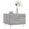 vidaXL Coffee Table Grey Sonoma 50x50x40 cm Engineered Wood