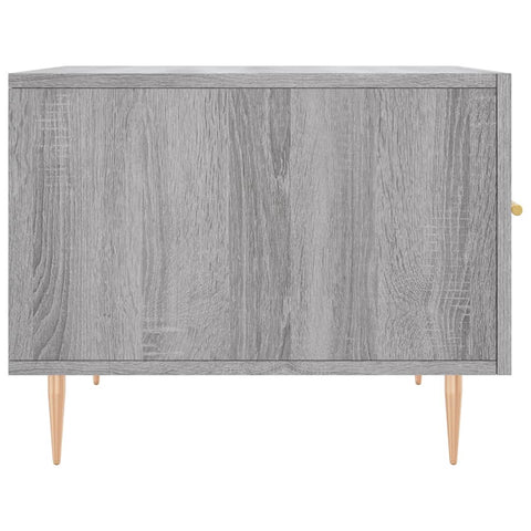 vidaXL Coffee Table Grey Sonoma 50x50x40 cm Engineered Wood