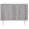 vidaXL Coffee Table Grey Sonoma 50x50x40 cm Engineered Wood