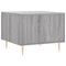 vidaXL Coffee Table Grey Sonoma 50x50x40 cm Engineered Wood