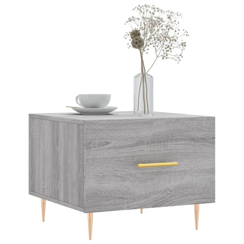 vidaXL Coffee Tables 2 pcs Grey Sonoma 50x50x40 cm Engineered Wood