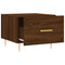 vidaXL Coffee Table Brown Oak 50x50x40 cm Engineered Wood