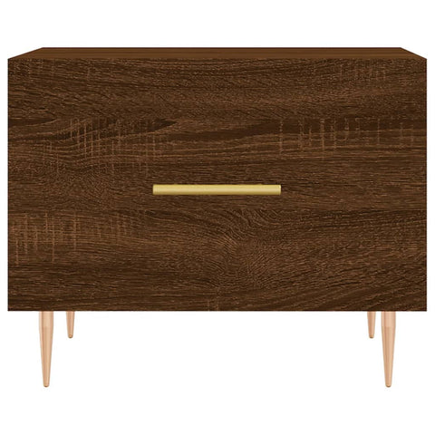 vidaXL Coffee Tables 2 pcs Brown Oak 50x50x40 cm Engineered Wood