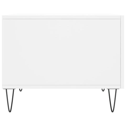 vidaXL Coffee Table White 50x50x40 cm Engineered Wood