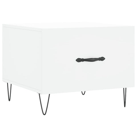 vidaXL Coffee Tables 2 pcs White 50x50x40 cm Engineered Wood