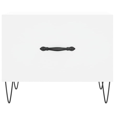 vidaXL Coffee Tables 2 pcs White 50x50x40 cm Engineered Wood