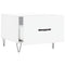 vidaXL Coffee Tables 2 pcs White 50x50x40 cm Engineered Wood