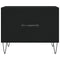 vidaXL Coffee Table Black 50x50x40 cm Engineered Wood