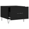 vidaXL Coffee Table Black 50x50x40 cm Engineered Wood