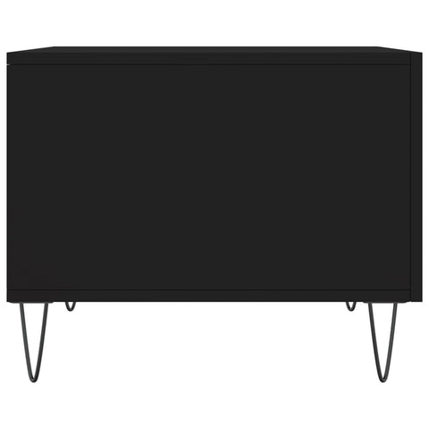 vidaXL Coffee Table Black 50x50x40 cm Engineered Wood