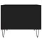 vidaXL Coffee Table Black 50x50x40 cm Engineered Wood