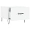 vidaXL Coffee Table High Gloss White 50x50x40 cm Engineered Wood