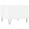 vidaXL Coffee Tables 2pcs High Gloss White 50x50x40 cm Engineered Wood