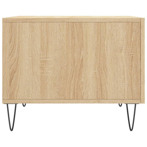 vidaXL Coffee Table Sonoma Oak 50x50x40 cm Engineered Wood
