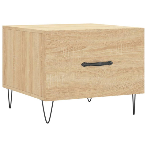 vidaXL Coffee Tables 2 pcs Sonoma Oak 50x50x40 cm Engineered Wood