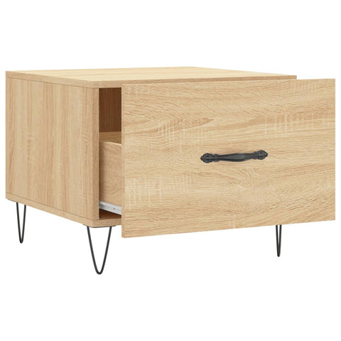 vidaXL Coffee Tables 2 pcs Sonoma Oak 50x50x40 cm Engineered Wood
