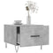 vidaXL Coffee Table Concrete Grey 50x50x40 cm Engineered Wood