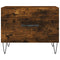 vidaXL Coffee Tables 2 pcs Smoked Oak 50x50x40 cm Engineered Wood