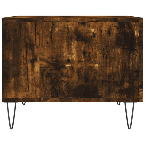 vidaXL Coffee Tables 2 pcs Smoked Oak 50x50x40 cm Engineered Wood