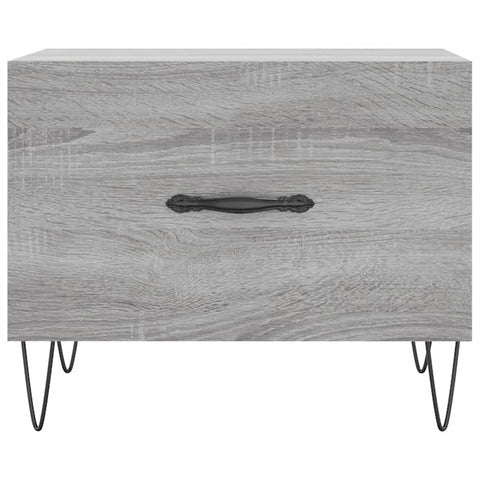 vidaXL Coffee Table Grey Sonoma 50x50x40 cm Engineered Wood