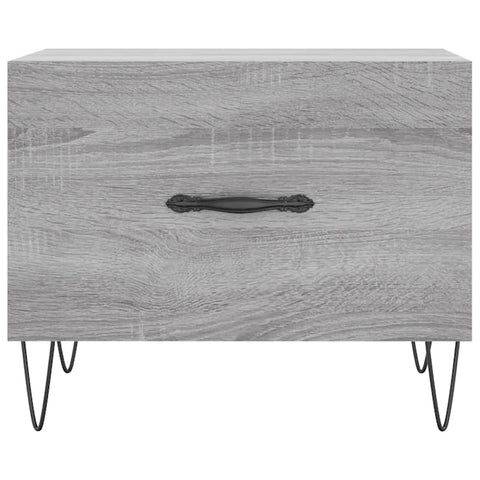 vidaXL Coffee Tables 2 pcs Grey Sonoma 50x50x40 cm Engineered Wood