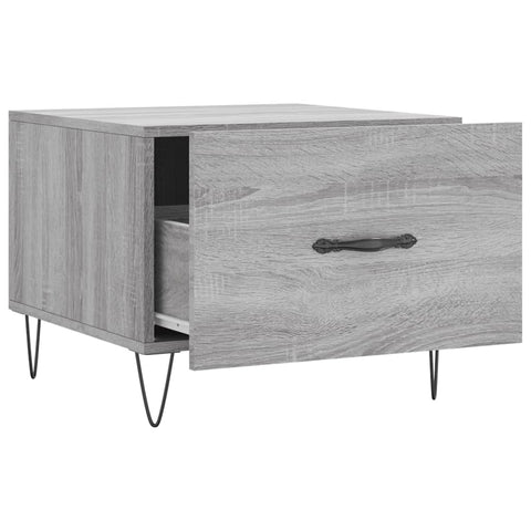vidaXL Coffee Tables 2 pcs Grey Sonoma 50x50x40 cm Engineered Wood