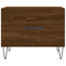 vidaXL Coffee Table Brown Oak 50x50x40 cm Engineered Wood