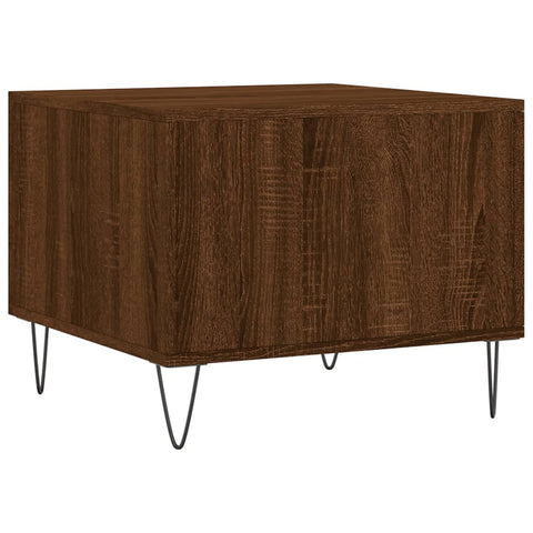 vidaXL Coffee Tables 2 pcs Brown Oak 50x50x40 cm Engineered Wood