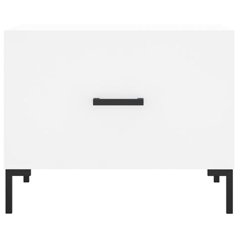 vidaXL Coffee Table White 50x50x40 cm Engineered Wood
