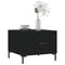 vidaXL Coffee Table Black 50x50x40 cm Engineered Wood