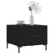 vidaXL Coffee Tables 2 pcs Black 50x50x40 cm Engineered Wood