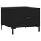 vidaXL Coffee Tables 2 pcs Black 50x50x40 cm Engineered Wood