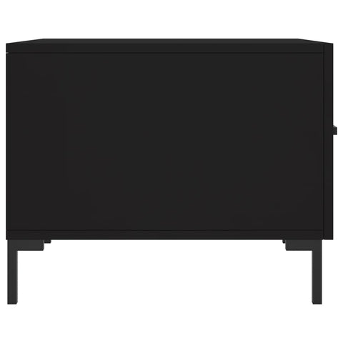 vidaXL Coffee Tables 2 pcs Black 50x50x40 cm Engineered Wood