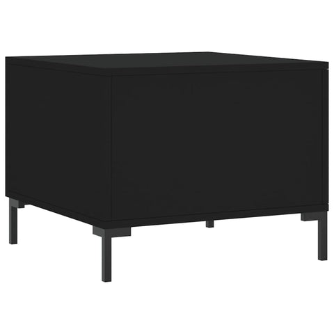 vidaXL Coffee Tables 2 pcs Black 50x50x40 cm Engineered Wood