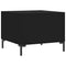vidaXL Coffee Tables 2 pcs Black 50x50x40 cm Engineered Wood