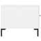 vidaXL Coffee Table High Gloss White 50x50x40 cm Engineered Wood