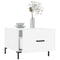 vidaXL Coffee Tables 2pcs High Gloss White 50x50x40 cm Engineered Wood