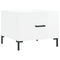 vidaXL Coffee Tables 2pcs High Gloss White 50x50x40 cm Engineered Wood