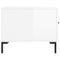 vidaXL Coffee Tables 2pcs High Gloss White 50x50x40 cm Engineered Wood