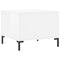 vidaXL Coffee Tables 2pcs High Gloss White 50x50x40 cm Engineered Wood