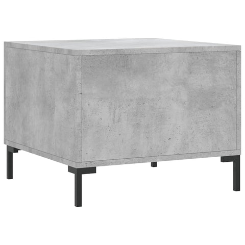 vidaXL Coffee Table Concrete Grey 50x50x40 cm Engineered Wood